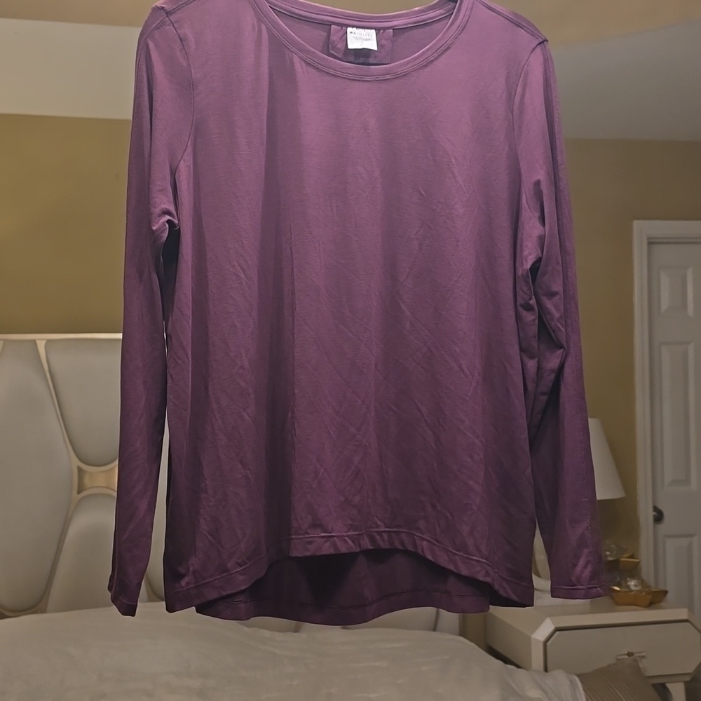 Athleta Rich Purple Top Very Oversized M